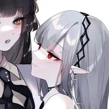 稀有动漫闺蜜头像一对两张