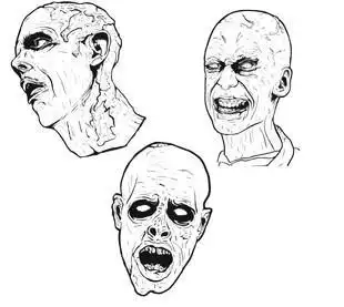 学校的恐怖简笔画