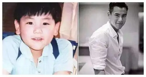 童年时期的彭于晏,是一位实实在在的小胖子,脸上的