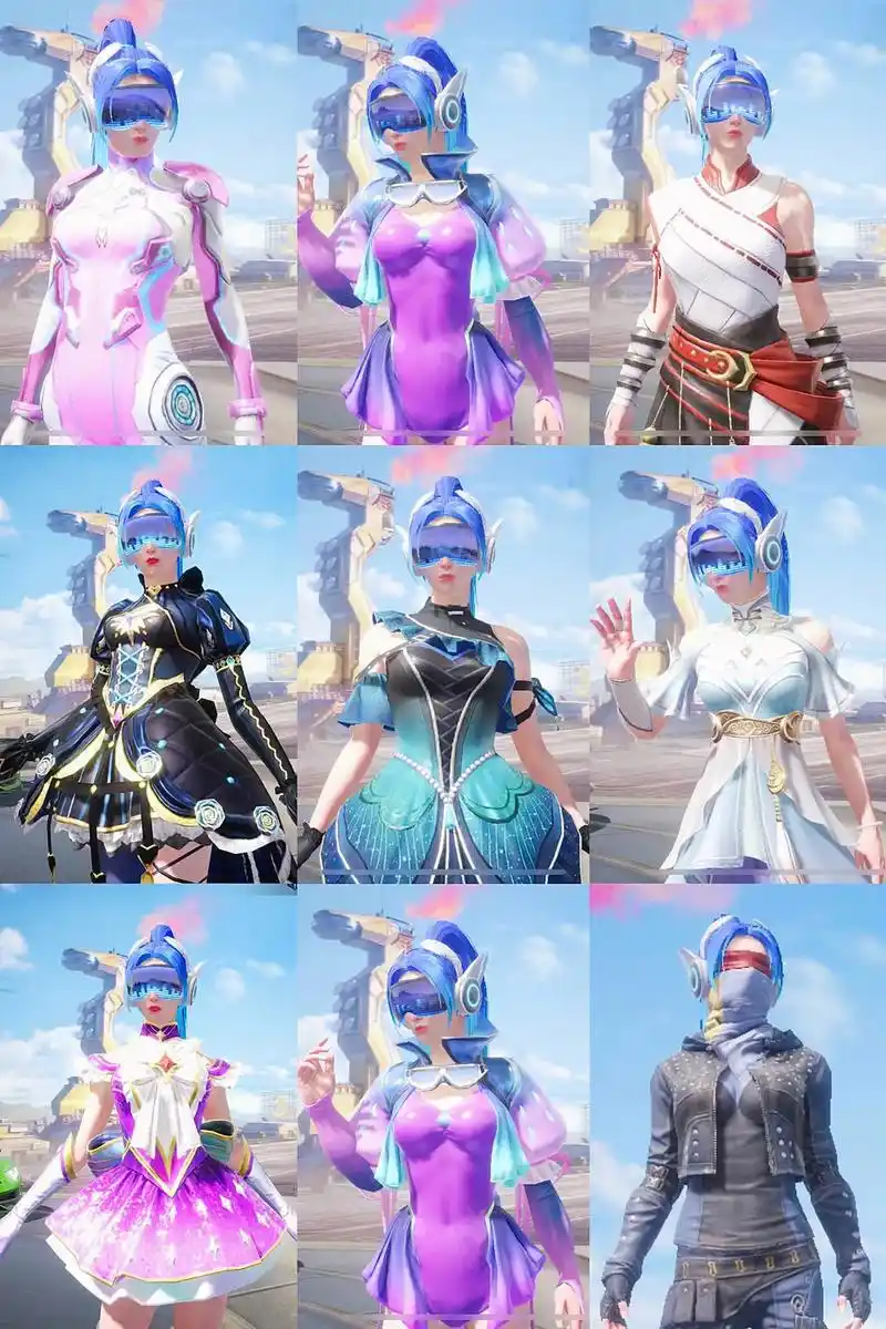 和平精英手册新皮肤搭火箭少女 - 抖音