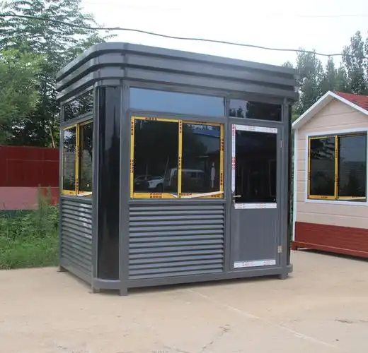 牧达岗亭定做岗亭值班保安亭移动彩钢保安岗亭厂家直销b1