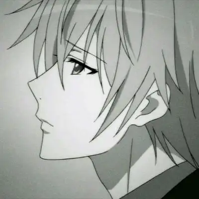 白灏宇男生头像动漫黑白高冷