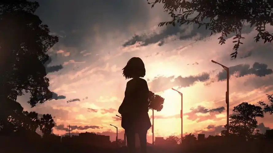 唯美意境动漫插画桌面壁纸-卡通动漫-手机壁纸下载-美桌网