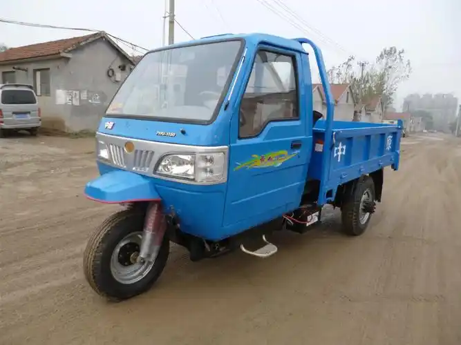 单缸柴油机,轴传动农用自卸三轮汽车,动力强劲不丢失,载重量大