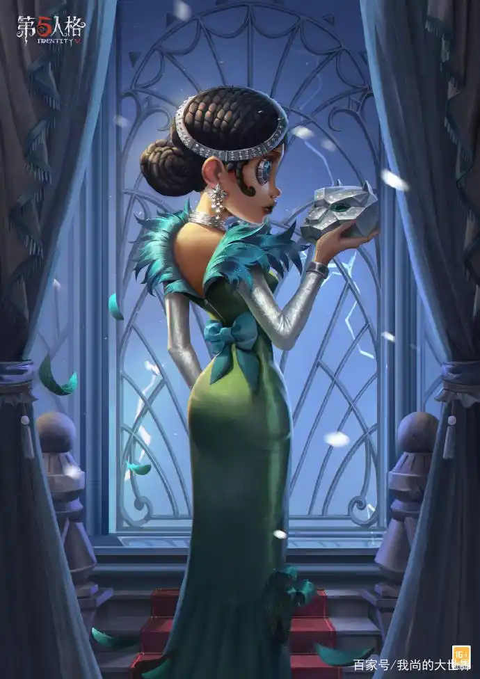 第五人格:咒术师演绎紫皮祖祖海报,角色日,深渊紫皮花边新闻!