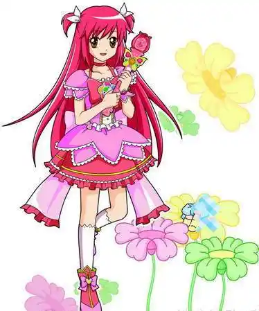 甜馨cos巴拉拉小魔仙俏皮可爱