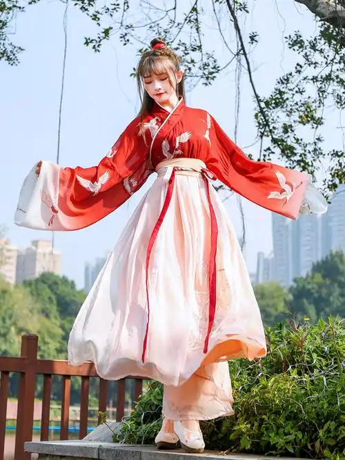 汉服女超古装仙气飘逸仙女套装汉元素女装古风民族服装