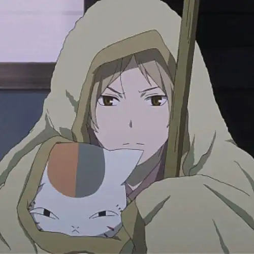 夏目友人帐 夏目贵志 猫咪老师 娘口三三 自截 头像