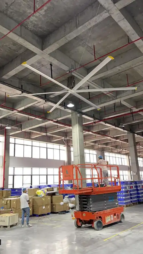 恒爽达钣金大型节能大吊扇车间工业降温大风扇