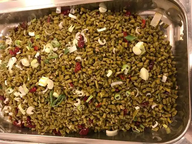 大食堂早餐菜品照片