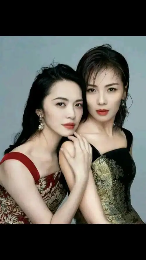 联手拍大片的姚晨和刘涛,霸气也优雅,性感亦高级