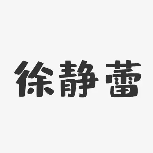 徐静蕾-布丁体字体艺术签名