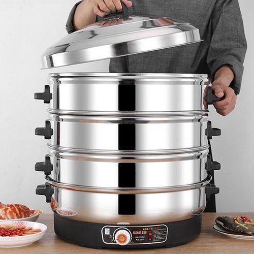 三层商用多层大型电蒸锅