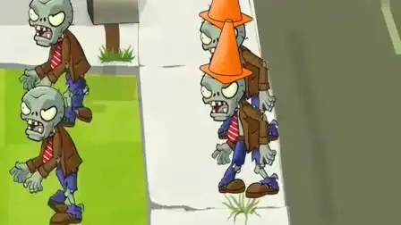 植物大战僵尸:戴帽子的僵尸