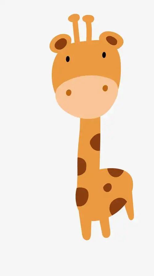 卡通可爱小动物装饰设计动物头像