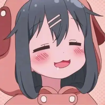 一组憨憨的动漫女生头像