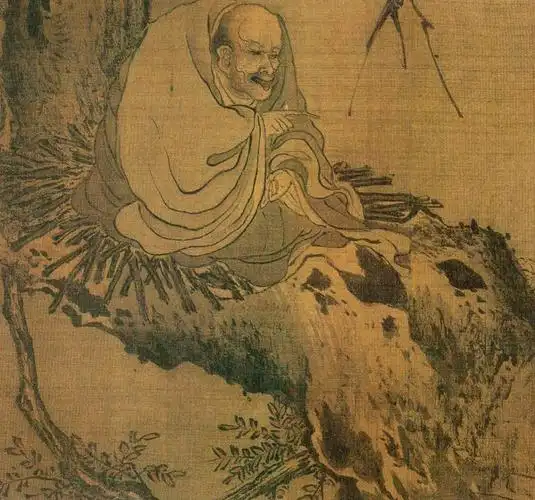 梁楷《八高僧故事图》