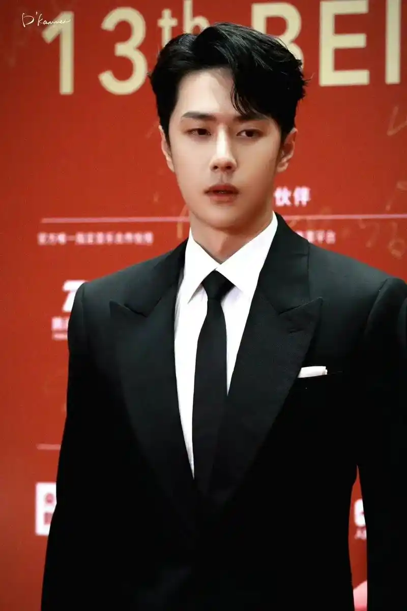 北京国际电影节 #王一博 #长空之王电影  哇,啵啵黑西装 - 抖音