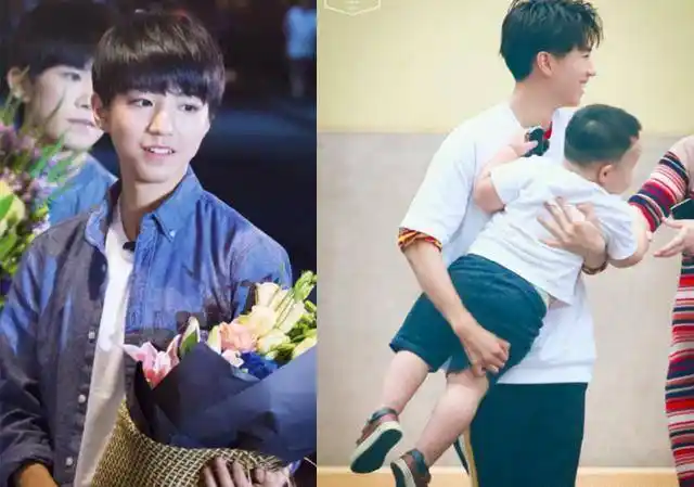 不过却跟他们抱捧花时姿势一样_王俊凯_王源_网友