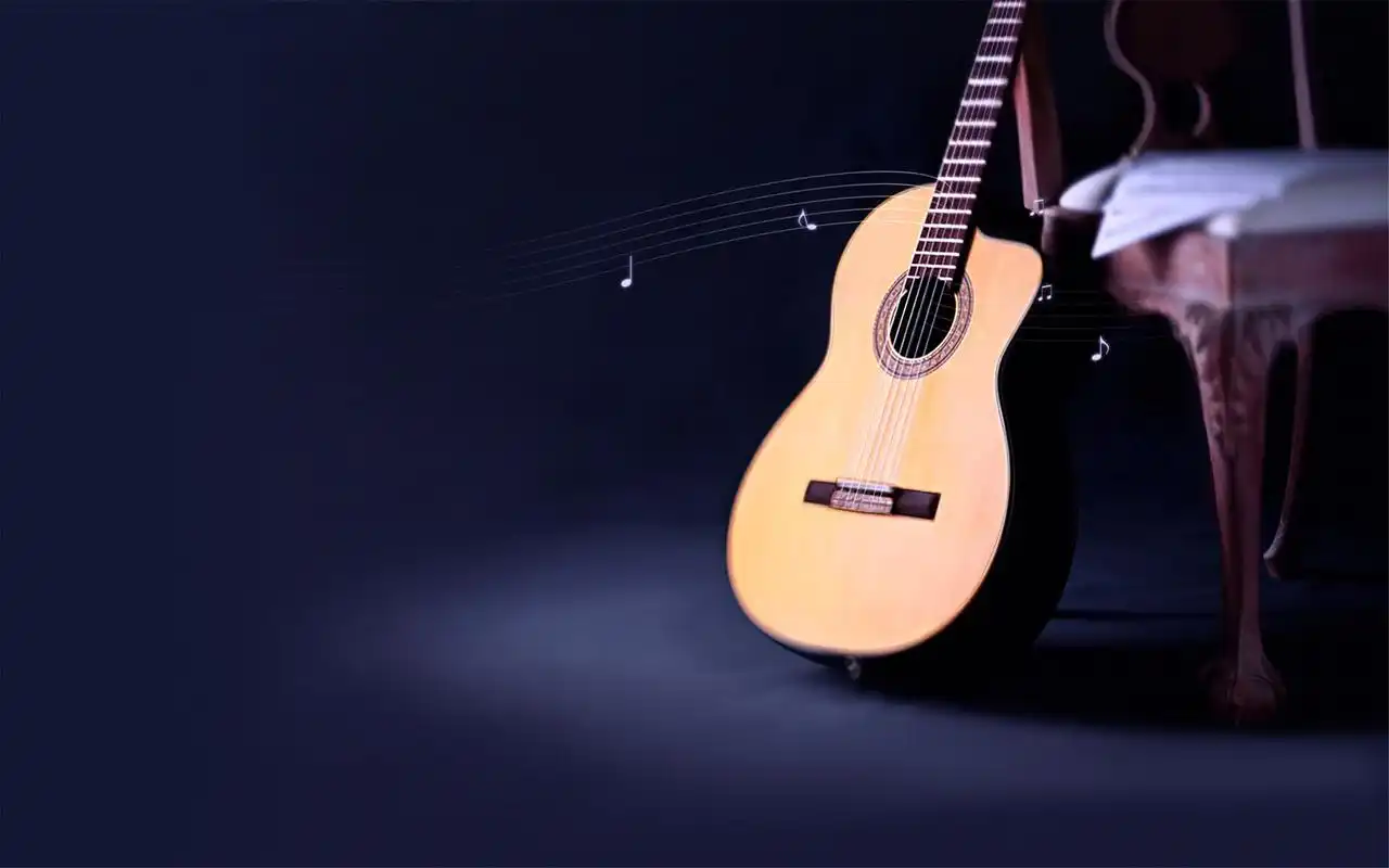 文艺青年最爱的治愈系吉他唯美图片桌面壁纸高清下载第二辑