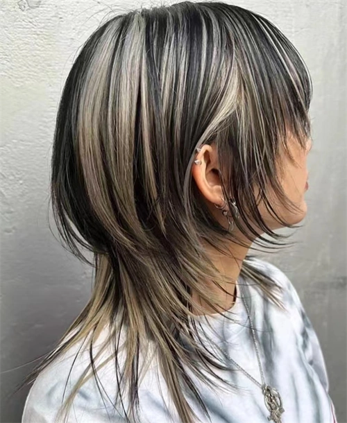 酷炫女生鲻鱼头 前短后长超个性