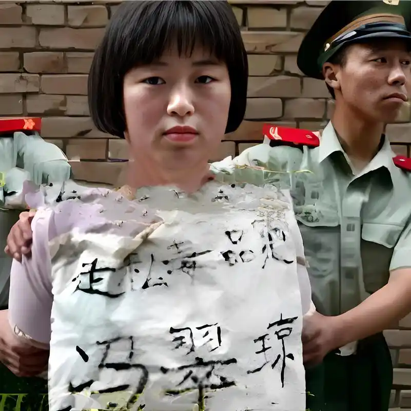 2003年,美国西安的一个看守所,在执行死刑前,女毒贩冯翠琼,这个年仅21