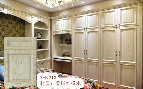 定制美国红橡木 开放漆 柜门 实木门板 橱柜门 衣柜门 实木橱柜橡