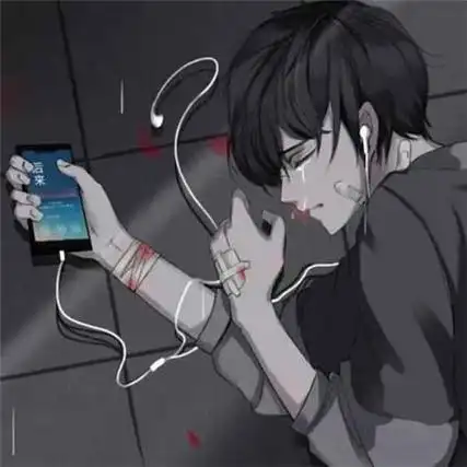 男孩悲伤动漫头像 动漫头像图片大全 -【爱个性】