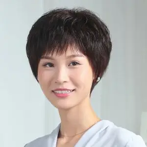 女假发短发气质妈妈真发发套真头发全真人发短卷发圆脸适合的发型