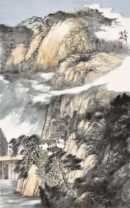 京海墨韵名家李俊柯开创太行山国画山水体系之先河