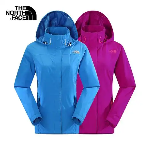 thenorthface北面春秋新品女款户外hyvent防水冲锋衣ckv6