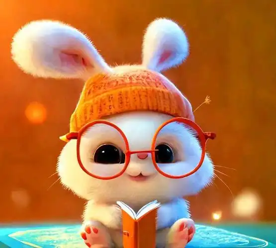 爱学习的呆萌兔子