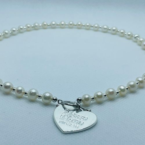【rich饰物所】明星徐璐同款爱心珍珠项链优雅名媛原创国风淑女