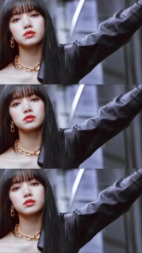 lisa可爱甜美拼接图片手机壁纸