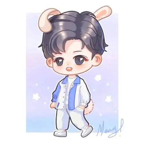 肖战卡通头像与动图