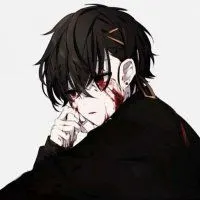 二次元血腥帅气男生头像 黑暗冷酷动漫图片大全丧 / 恐怖被赞:0次时间