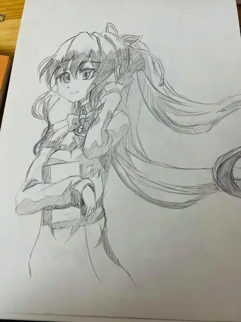 动漫人物闺女的随手画