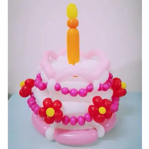 百日宴结婚生日派对 气球布置 蛋糕卡通造型气球 balloon twists