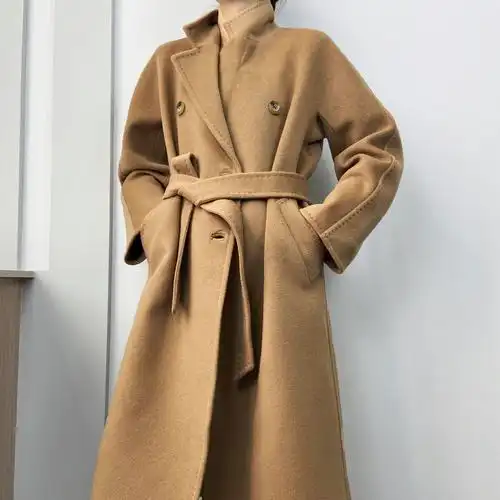 101801高端羊绒大衣女