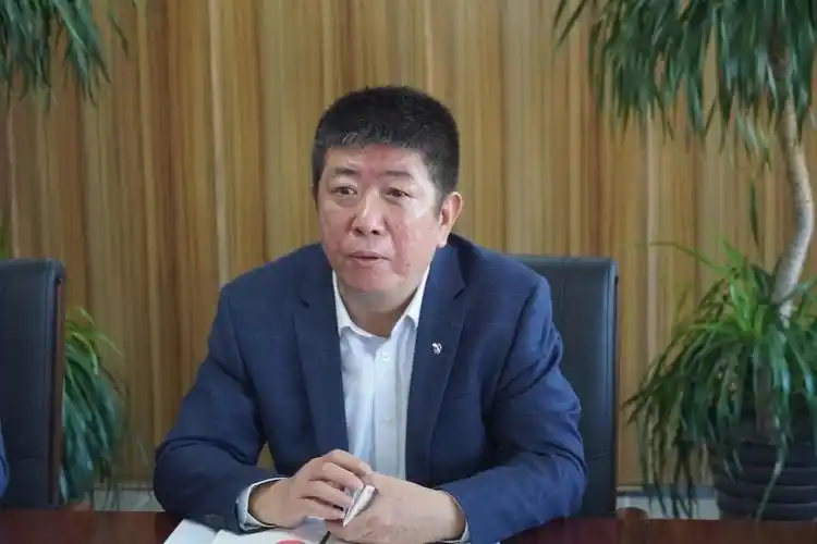 华锐风电王原董事长到访中海协会谈交流