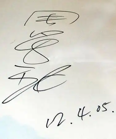 两岸男神/周星驰的亲笔签名…我真是猜不透你阿!