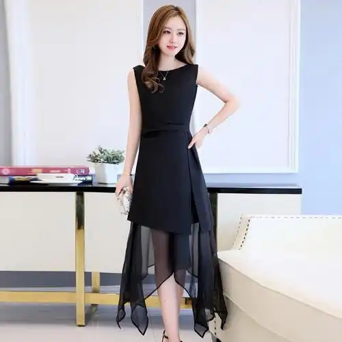 女士春夏装新品女装甜美韩版修身气质小香风连衣裙少女心夏款衣服