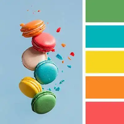 绚丽多彩的配色方案!