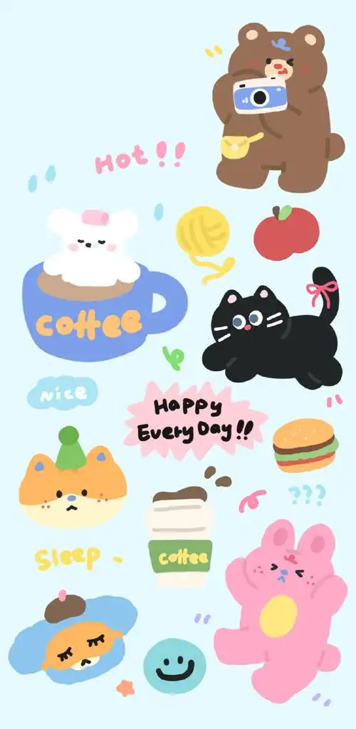 蓝色可爱壁纸92