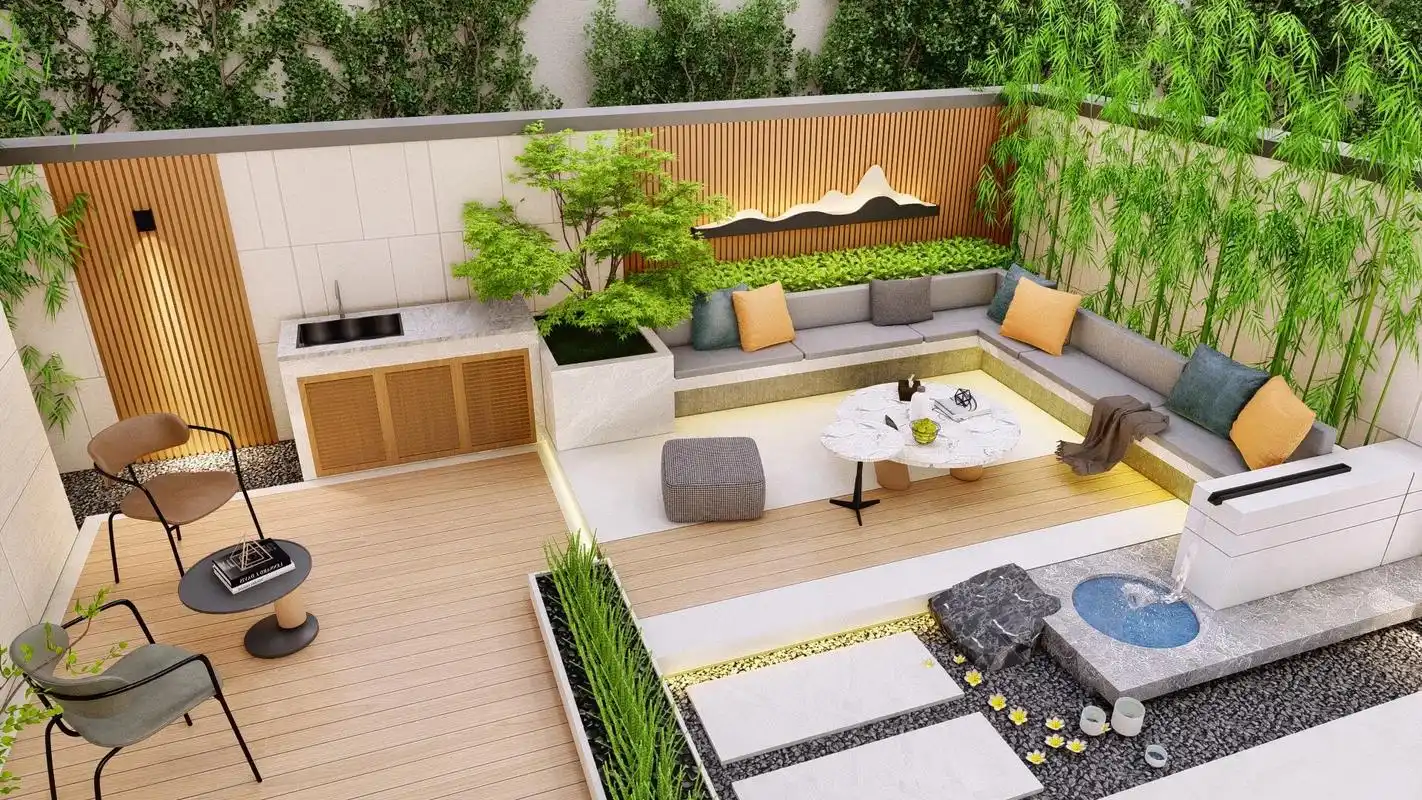 精致小花园谁会不爱.