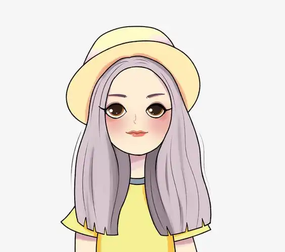 时尚女孩卡通可爱