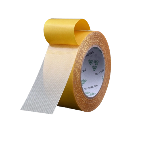 超强力布双面胶 高粘性网格布基双面胶带 透明地毯胶 防水无痕胶带