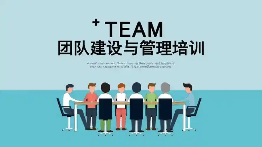 公司团队建设与管理培训教程动态ppt模板