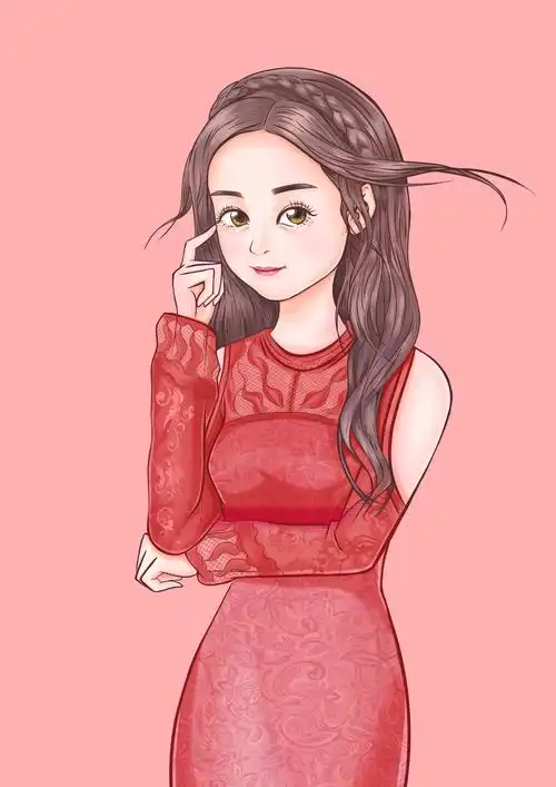 赵丽颖漫画肖像