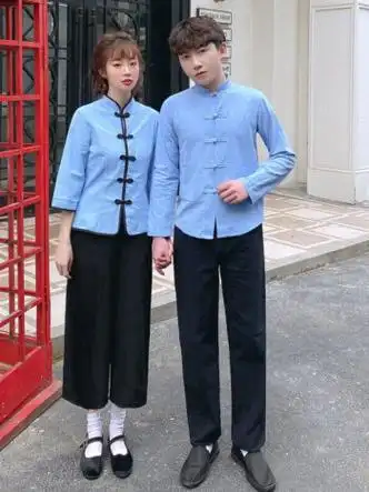 酥享 民国风女学生装五四青年装女演出服校服民国学生装中山装毕业班